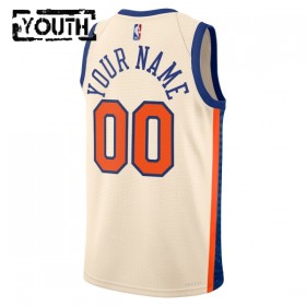 Dres New York Knicks Prilagođeni Nike 2025-26 City Edition Bijela Swingman - Dječji